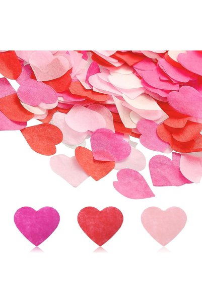 Generic ١٠ آلاف قطعة من قصاصات الورق القابلة للتحلل على شكل قلب، قصاصات طاولة...