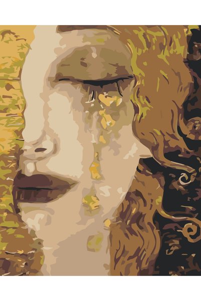 Painting-numbers Set pictura pe numere Femeie portret 2978, panza pe rama lem...