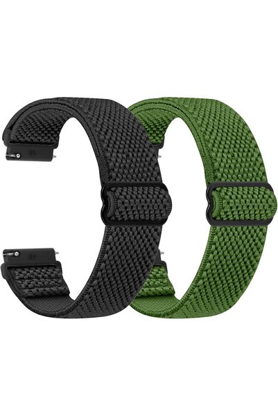 Generic 2 Pack 22mm Nylon Straps Compatible with Redmi Watch 5 Active/Redmi W...