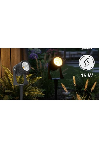 Generic Brand Portable garden light, yellow light, 15W TOFEL