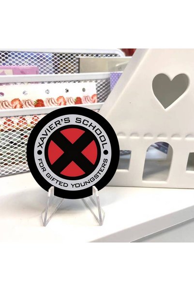 bilibili z1 75x75mm X-Xmen Logo Round Badge Creative Brooch Clothing Backpack...