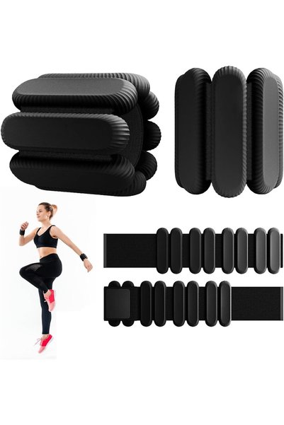 Generic Wrist Weights, 2Pcs Adjustable Wearable Ankle Wrist Weights for Women...