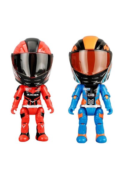 Choice SET Motorcycle Helmet Mini Helmet Keyring Simulated Rider Figure Model...
