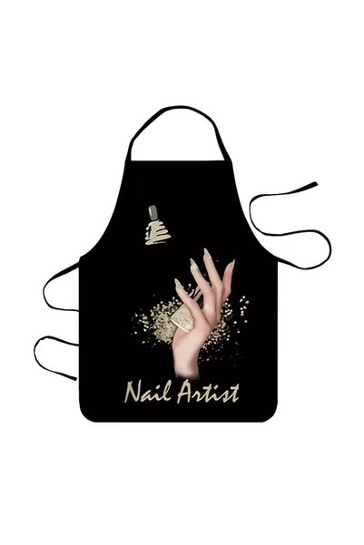 Choice 50x70cm style7 Personalized Nail Artist Apron, Stain-Resistant & Durab...