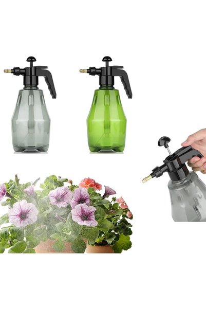 Generic Plant Mister Spray Bottle, 2 Pack Plastic Carafe Garden Pump Sprayer ...