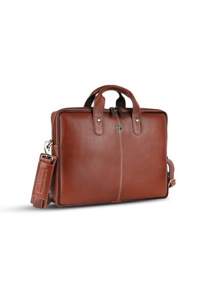 HAMMONDS FLYCATCHER Genuine Leather Office Bag for Men - Laptop Bag for Men -...