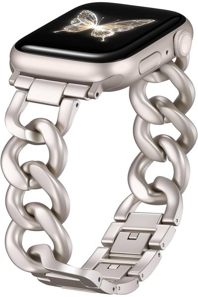 Generic Metal Strap Compatible with Apple Watch Band 40mm 38mm 41mm 42mm 44mm...
