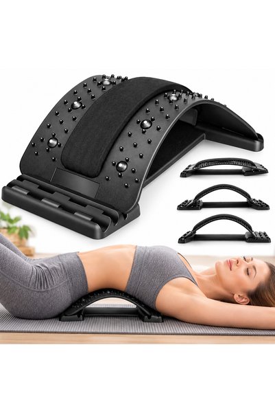 Generic Brand Back massager and stretching device, 2 in 1, Acupressure and st...