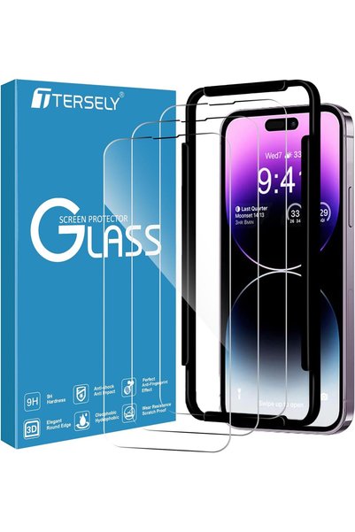 Generic 3 Pack Tempered Glass Screen Protector for iPhone 14 Pro Max 6.7"