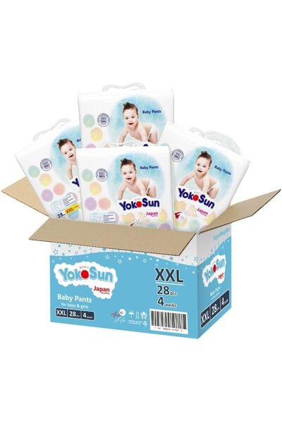 Generic حفاضات للأطفال، مقاس 6/XXL، 15-23 كجم، 112 قطعة