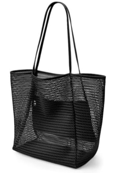 Generic Mesh Beach Tote Bags for Womens,Large Causal Beach Hobo Bags for Beac...
