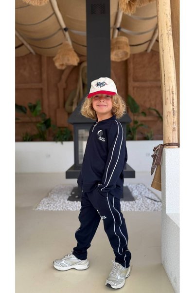Miniminnakkidswear Boys' 2-Piece Set with Zipper, Ages 3–10