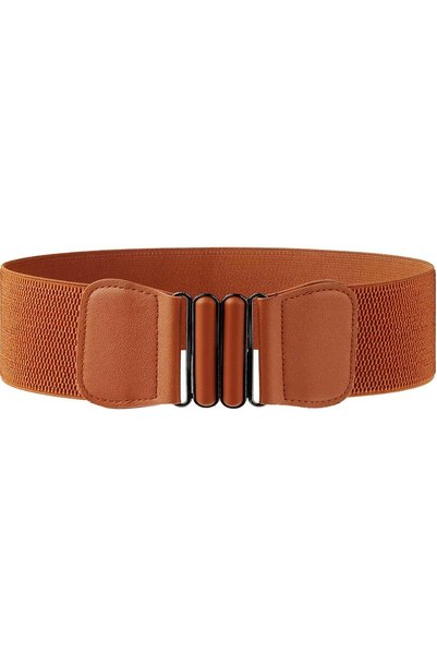 Generic Women's Wide Elastic Waist Belt for Dresses and Abayas, Stretch Cinch...