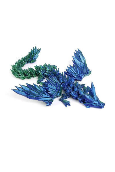 Choice Style 3 3D Printed Dinosaur Movable Echinosaurus Figurine Dragons Bone...