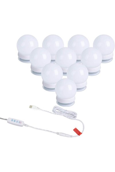 Generic pgraded Hollywood Style LED Vanity Mirror Lights Kit, 3 Colors Dimmab...