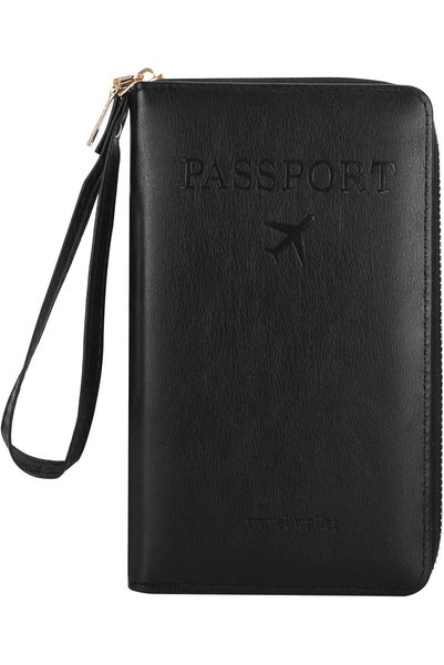 Generic Passport Holder Travel Wallet, Card Cover with RFID Signal Blocking, ...
