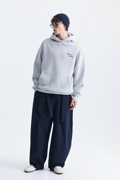 VAMOSCLO Oversize back printed sweatshirt