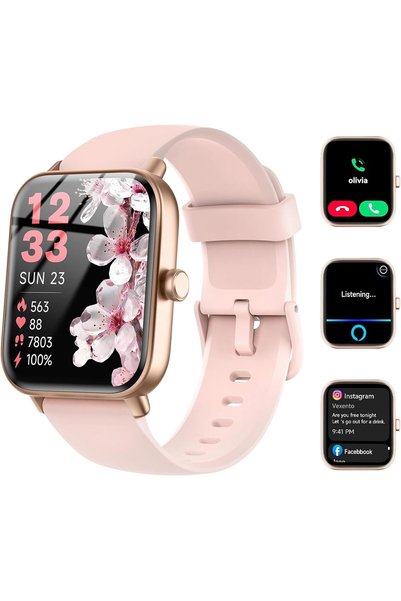 Generic Smart Watches for Women/Men, 1.8" HD Fitness Tracker (Answer/Make Cal...