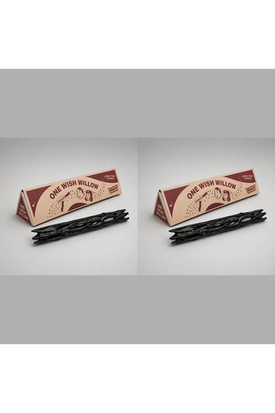 Choice color box 2PCS 10cm 3D‑Printed Black Willow Wand Ornament, Obsession W...