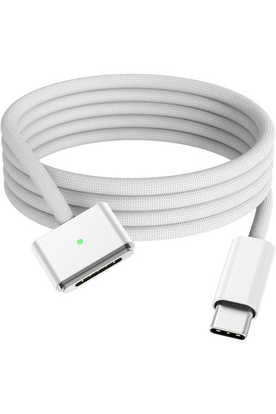 Generic 140W USB-C to Magnetic 3 Cable for MacBook, 6.6ft Nylon Braided for 2...