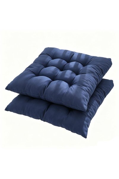 HQSLsund 2 Pack Square Floor Cushion with Ties – 40x40cm Pressure Relief Seat...