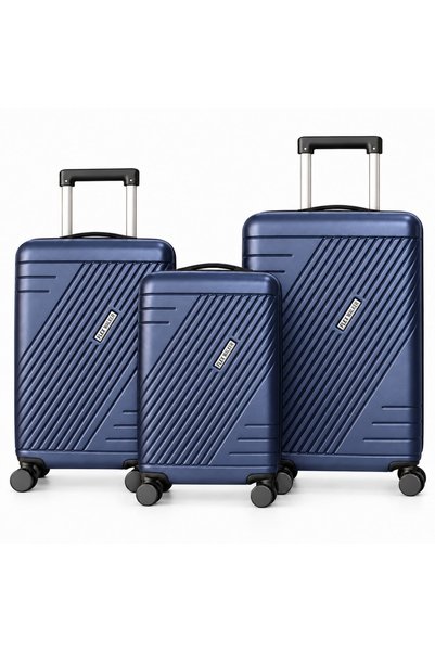 Flieger Luggage طقم حقائب سفر مكون من 3 قطع، مصنوعة من مادة ABS الصلبة، بأحجا...