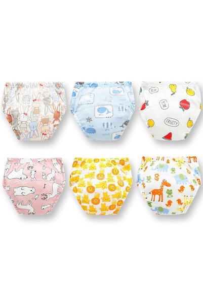 Generic 6-PCS Baby Potty Training Pants,Breathable Kids Toddler Underwear, wi...