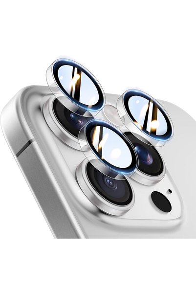 Generic for iPhone 15 Pro Max/iPhone 15 Pro Camera Lens Protector, Tough HD I...