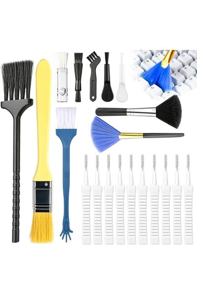Generic Professional 20-Piece Mobile Phone Cleaning Kit,Mini Brush Cleaning S...