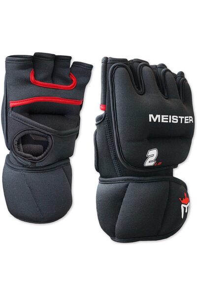 Generic 2 Pound Neoprene Weighted Gloves for Cardio & Heavy Hands (Pair) - 2l...