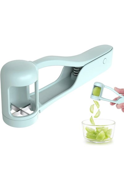 Choice Blue Grape & Tomato Cutter – One Second Quarter Slicer for Toddlers, S...