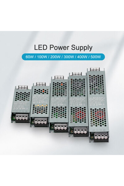 Choice 60W DC 12V AC 100-240V 60W 100W 200W 300W 400W Lighting Transformer AC...