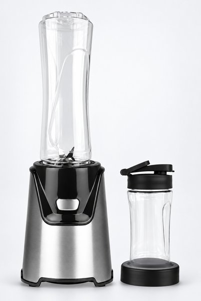 BLACK Blender cu recipient, Recipiente Tritan 600 ml și 400 ml, 400 W