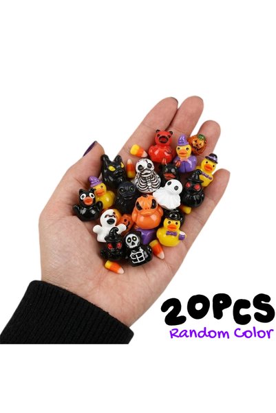 Choice 20pcs Random style 10/60pcs Mini Ducks Figures Resin Hide&Seek Set Des...
