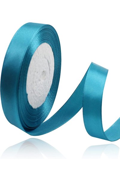 Generic Turquoise Blue Satin Ribbon, 5/8 Inch x 25 Yards for Gift Wrapping