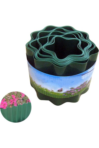 X SPRING Decorative Plastic Fence, 9m Long Garden Edging Borders, Weather Res...