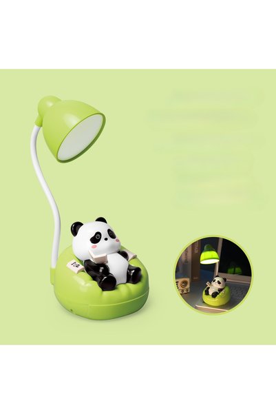 Choice green LED Panda Desk Lamp Rechargeable Night Light Creative Mobile Pho...