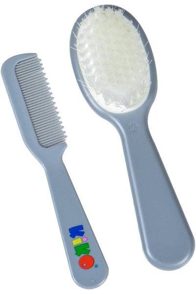 Generic Baby Hair Brush and Comb, Gray