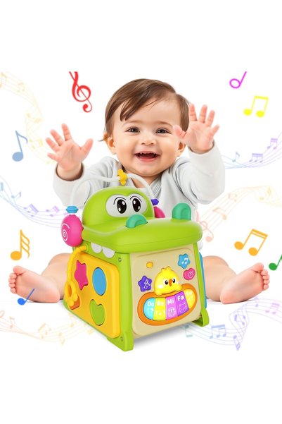 Generic Montessori Toys for 1 Year Old Girls Boys, 8-in-1 Multi-Functional Ba...