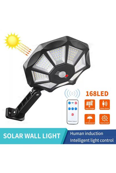 Choice 168LED 98000000LM Solar Lights Outdoor Street Light Motion Sensor Remo...