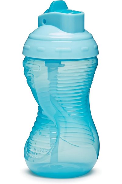 Generic Flip Straw Cups, 10oz Mighty Grip Leak Proof Sippy Cups, 12 months +,...