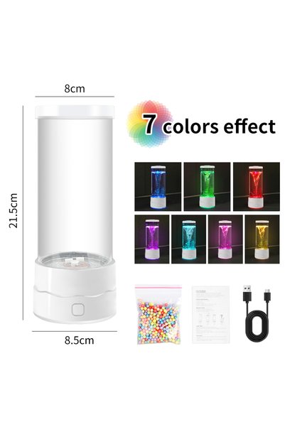 Choice مصباح ليلي على شكل إعصار LED مع غلاف أبيض، يعمل بمنفذ USB، مصباح طاولة...