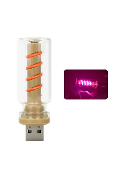 Choice مصباح LED إبداعي للسيارة من PINK KEVANLY مع تحكم باللمس عبر USB، مصباح...