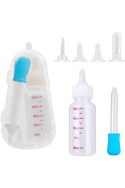 Generic زجاجة إرضاع للحيوانات الأليفة، طقم زجاجات إرضاع للحيوانات الأليفة مكو...