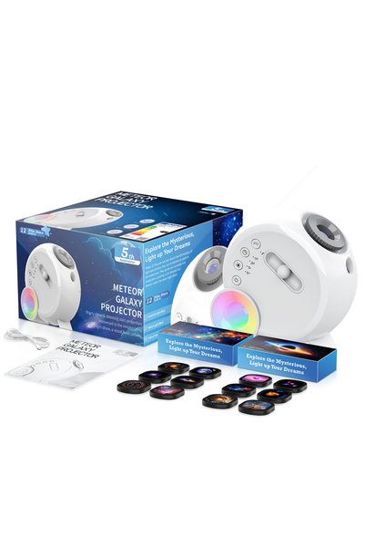Choice BL-YHX04-White Galaxy Projector for Bedroom 4K HD Image Planetarium Pr...