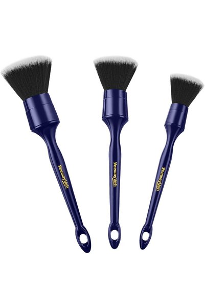 Generic Car Detailing Brush Set, 3PCS Ultra Soft and Thick No Scratch Detail ...