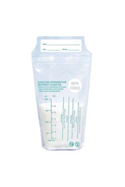 FONIX Milk Storage Bags - LunaLait, Sterile, BPA/Phthalate-Free, Easy to Labe...