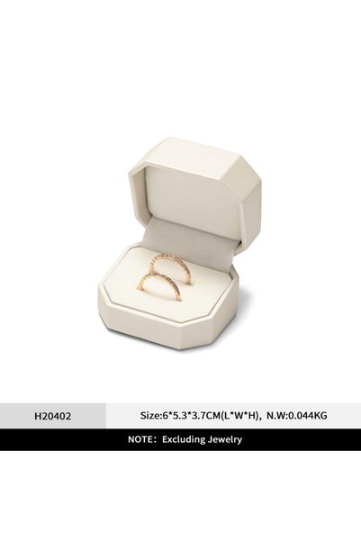 Choice Double ring box Oirlv Wedding Ring Box Leather Jewelry Box Earring Bra...