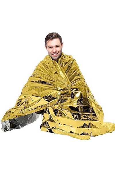 Generic 1pack Foil Emergency Blanket Lightweight Waterproof Survive First Aid...