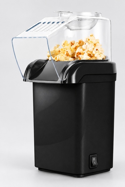 BLACK Dispozitiv pentru prepararea popcornului, Format Compact, 1200 W (Popco...